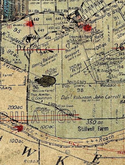 Map - Parish of Wilberforce, County of Cook 1925 edition